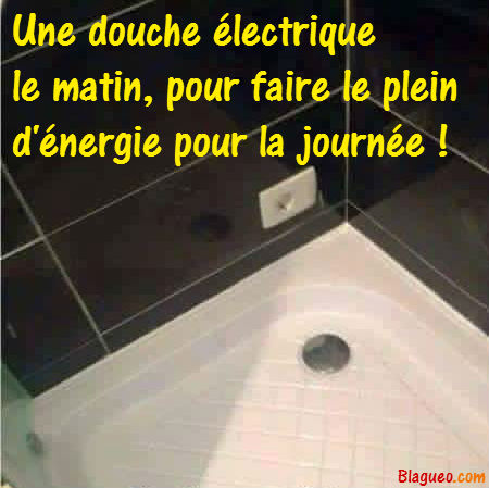 douche énergisante