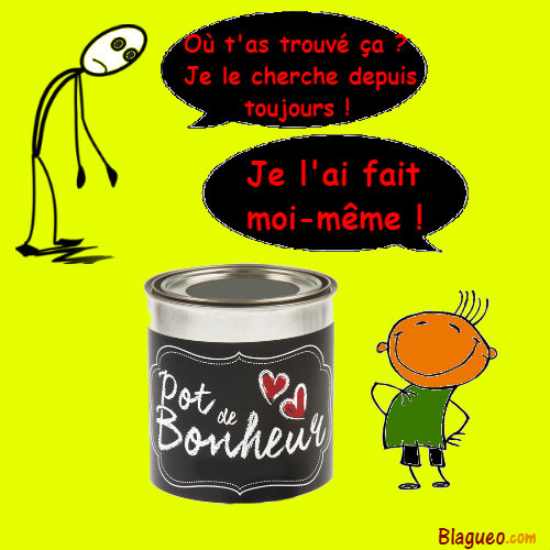 Le pot de bonheur